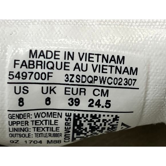 Converse Chuck Taylor All-Star Women 8 Gray Madison Oxford low top Shoes - Picture 6 of 6